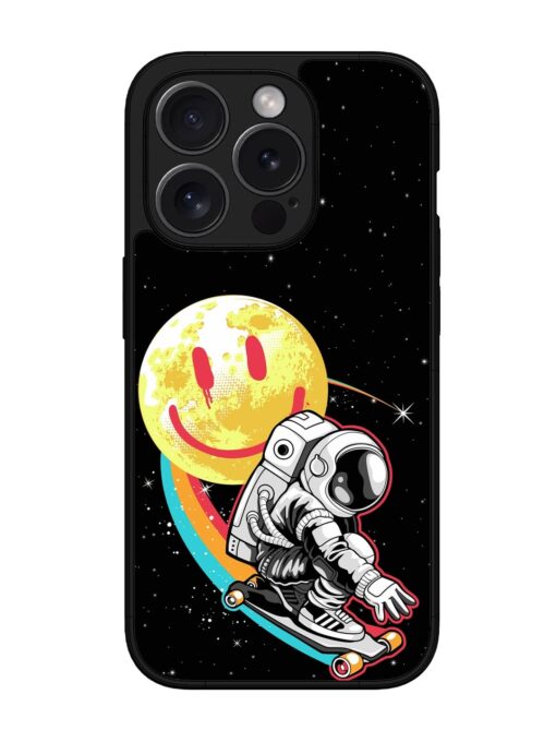 Astronaut Art Glossy Metal Phone Cover for Apple Iphone 15 Pro Max Zapvi