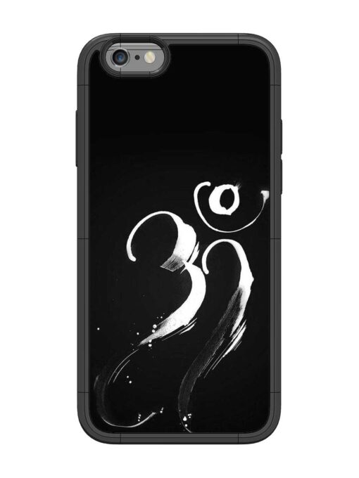 Om Logo Glossy Metal Phone Cover for Apple Iphone 6 Zapvi