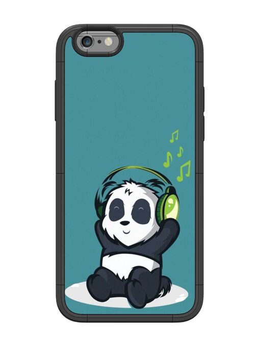 Music Panda Glossy Metal Phone Cover for Apple Iphone 6 Zapvi