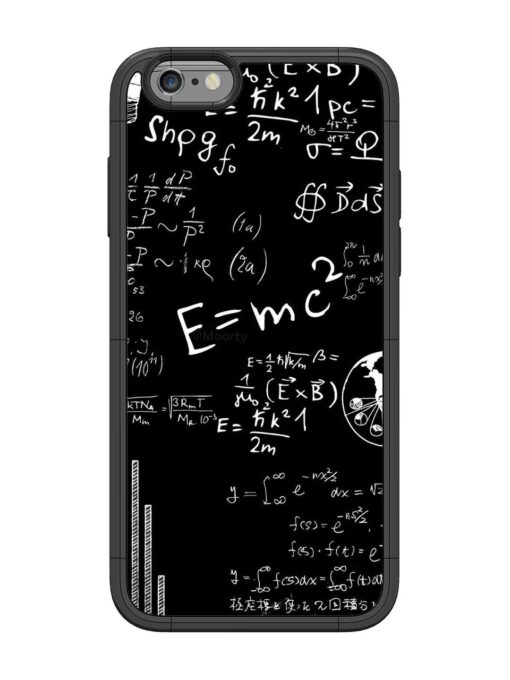 E=Mc2 Mass?Energy Equivalence Glossy Metal Phone Cover for Apple Iphone 6 Zapvi