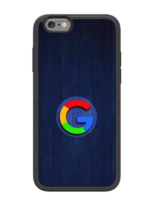 Google Logo Printed Glossy Metal TPU Phone Cover for Apple Iphone 6 Zapvi