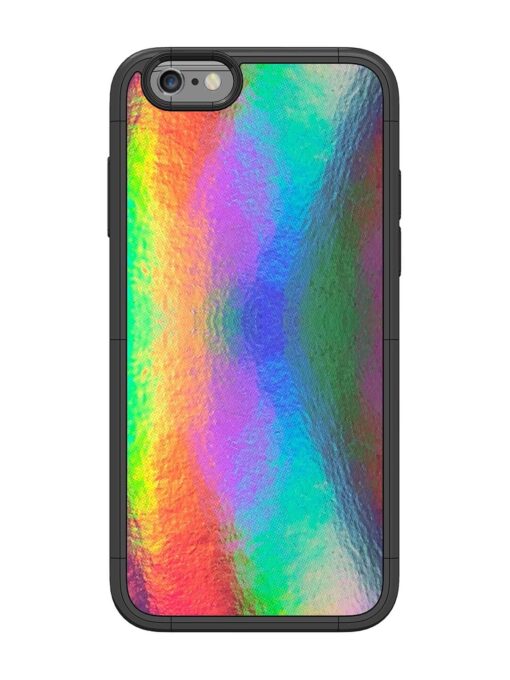 Colorful Holographic Background Glossy Metal TPU Phone Cover for Apple Iphone 6 Zapvi