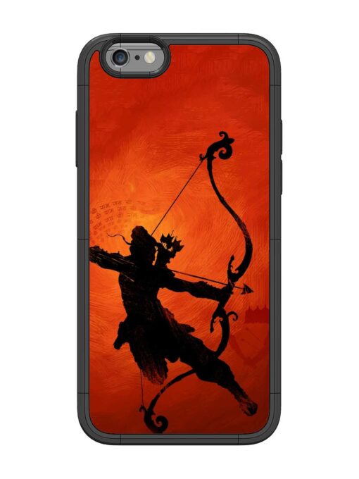 Illustration Lord Rama Glossy Metal Phone Cover for Apple Iphone 6 Zapvi