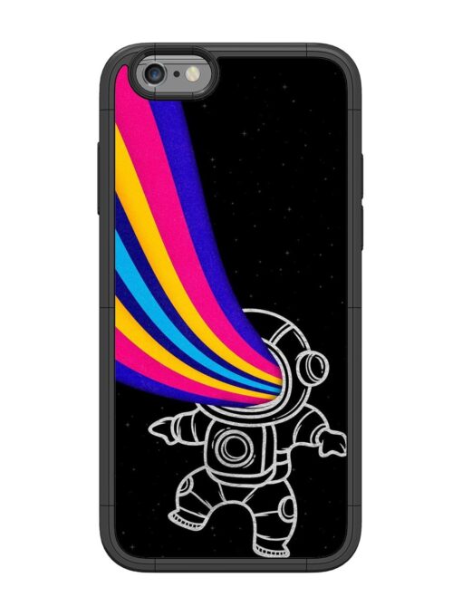 Astronaut Glossy Metal TPU Phone Cover for Apple Iphone 6 Zapvi