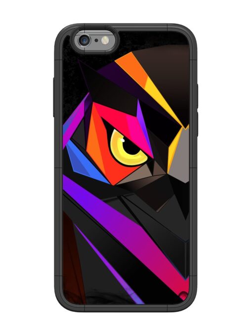 Wpap Owl Glossy Metal Phone Cover for Apple Iphone 6 Zapvi