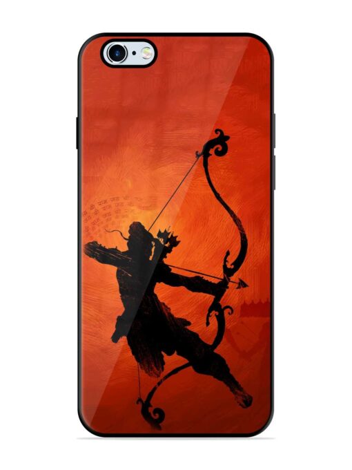 Illustration Lord Rama Glossy Metal Phone Cover for Apple Iphone 6 Plus Zapvi