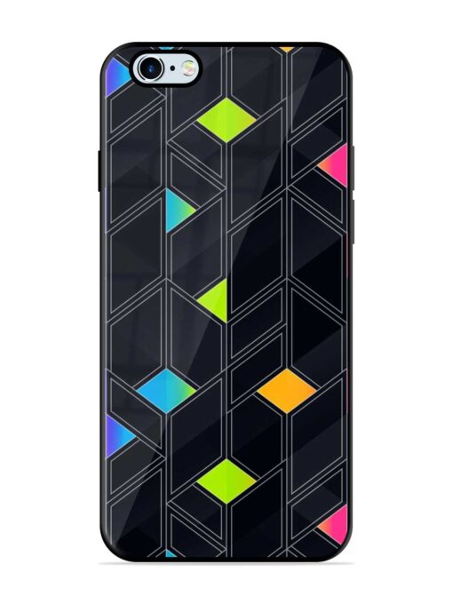 Abstract Mosaic Seamless Glossy Metal Phone Cover for Apple Iphone 6 Plus Zapvi