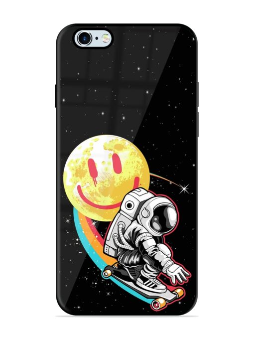 Astronaut Art Glossy Metal Phone Cover for Apple Iphone 6 Plus Zapvi