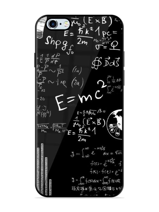 E=Mc2 Mass?Energy Equivalence Glossy Metal Phone Cover for Apple Iphone 6S Zapvi