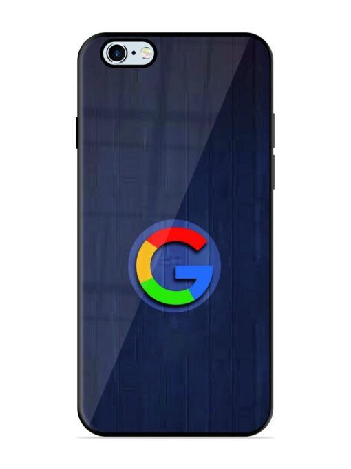 Google Logo Printed Glossy Metal TPU Phone Cover for Apple Iphone 6S Zapvi