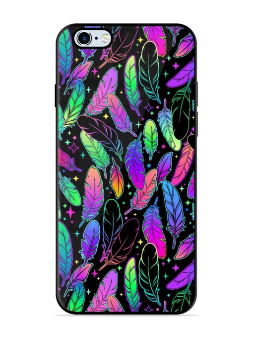 Bright Multi Colored Seamless Glossy Metal Phone Cover for Apple Iphone 6S Zapvi