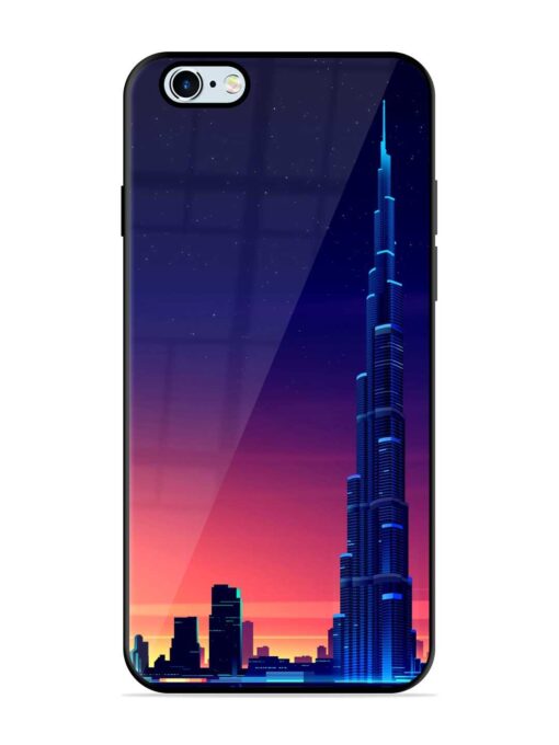 Burj Khalifa Abstract Glossy Metal Phone Cover for Apple Iphone 6S Zapvi