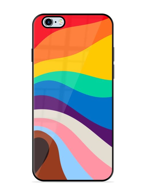 Minimal Pride Art Glossy Metal Phone Cover for Apple Iphone 6S Zapvi