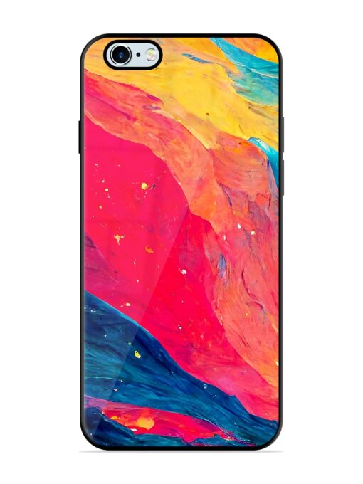 Starry Night Glossy Metal Phone Cover for Apple Iphone 6S Zapvi