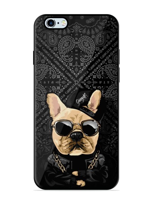 Gangsta Cool Sunmetales Dog Glossy Metal Phone Cover for Apple Iphone 6S Zapvi