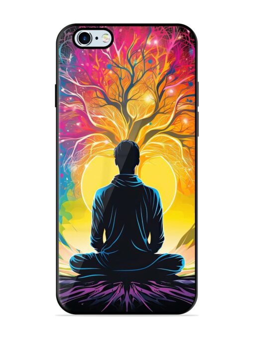 Mind Colourful Glossy Metal Phone Cover for Apple Iphone 6S Zapvi