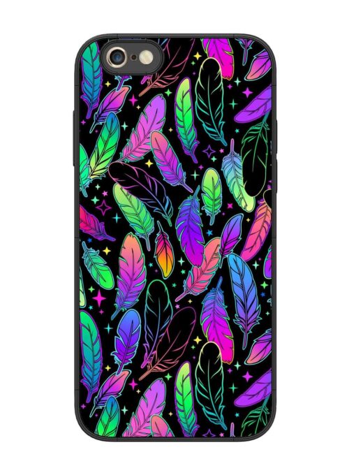 Bright Multi Colored Seamless Glossy Metal Phone Cover for Apple Iphone 6S Plus Zapvi