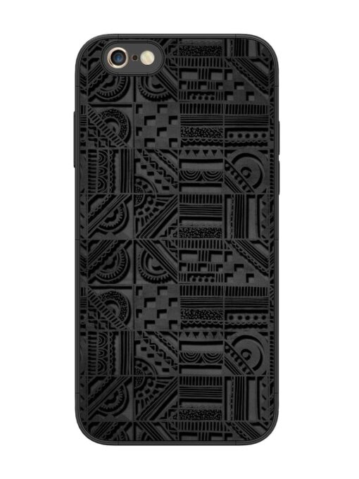 Seamless Pattern Glossy Metal Phone Cover for Apple Iphone 6S Plus Zapvi