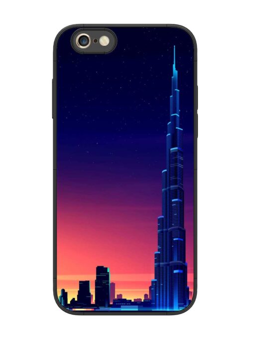 Burj Khalifa Abstract Glossy Metal Phone Cover for Apple Iphone 6S Plus Zapvi