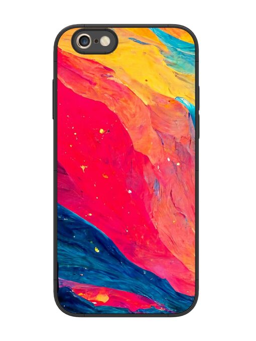 Starry Night Glossy Metal Phone Cover for Apple Iphone 6S Plus Zapvi