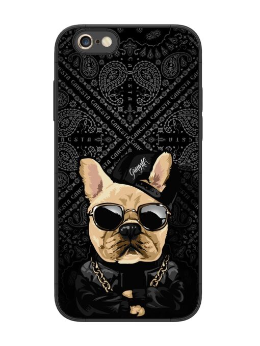 Gangsta Cool Sunmetales Dog Glossy Metal Phone Cover for Apple Iphone 6S Plus Zapvi