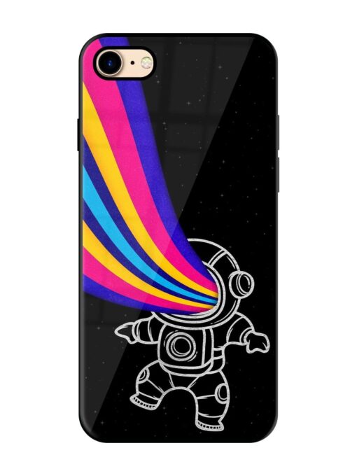 Astronaut Glossy Metal TPU Phone Cover for Apple Iphone 7 Zapvi