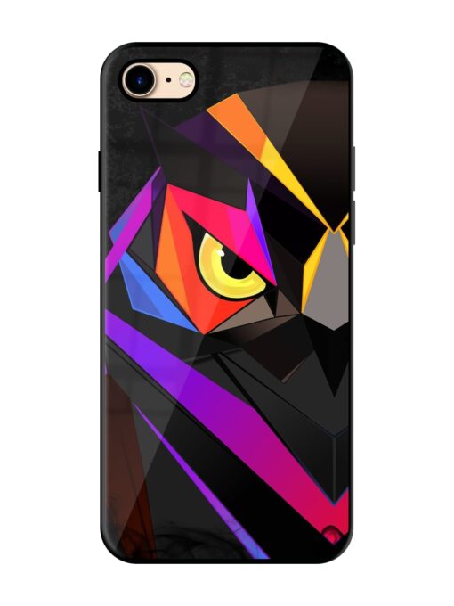 Wpap Owl Glossy Metal Phone Cover for Apple Iphone 7 Zapvi