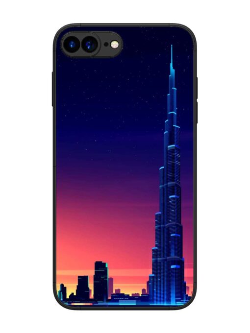 Burj Khalifa Abstract Glossy Metal Phone Cover for Apple Iphone 7 Plus Zapvi