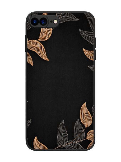 Foliage Art Glossy Metal Phone Cover for Apple Iphone 7 Plus Zapvi