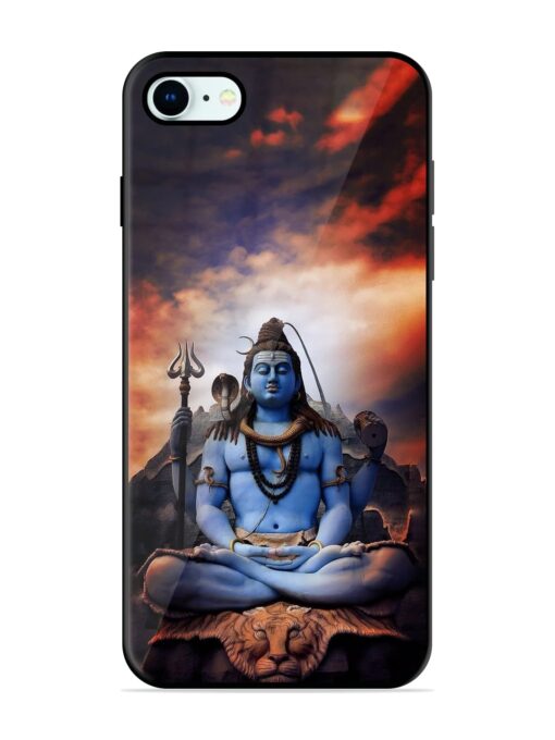 Jai Jai Shiv Glossy Metal Phone Cover for Apple Iphone 8 Zapvi