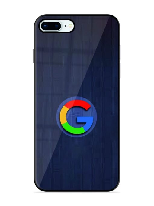 Google Logo Printed Glossy Metal TPU Phone Cover for Apple Iphone 8 Plus Zapvi