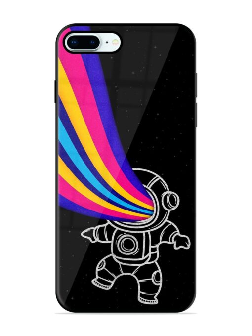 Astronaut Glossy Metal TPU Phone Cover for Apple Iphone 8 Plus Zapvi