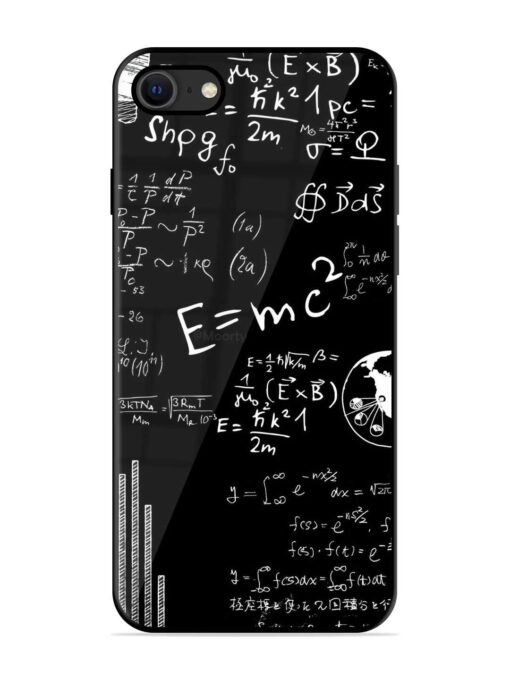 E=Mc2 Mass?Energy Equivalence Glossy Metal Phone Cover for Apple Iphone Se (2020) Zapvi