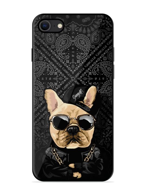 Gangsta Cool Sunmetales Dog Glossy Metal Phone Cover for Apple Iphone Se (2020) Zapvi