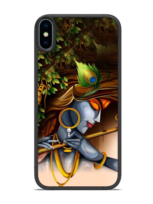 Krishna Glossy Metal Phone Cover for Apple Iphone X Zapvi