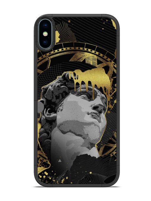 Roman Face Glossy Metal Phone Cover for Apple Iphone X Zapvi