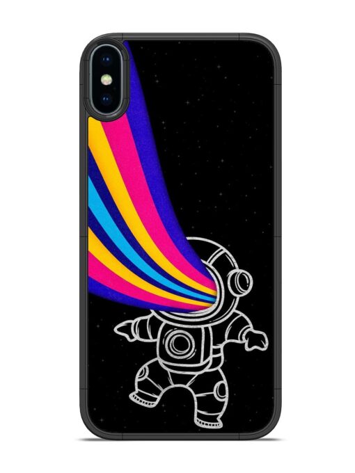 Astronaut Glossy Metal TPU Phone Cover for Apple Iphone X Zapvi