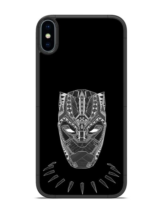 Fictional Art Glossy Metal Phone Cover for Apple Iphone X Zapvi