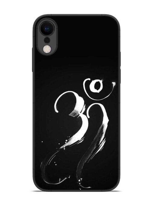 Om Logo Glossy Metal Phone Cover for Apple Iphone Xr Zapvi