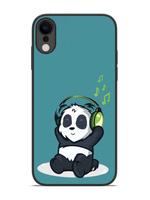 Music Panda Glossy Metal Phone Cover for Apple Iphone Xr Zapvi