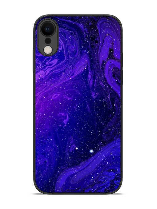 Galaxy Acrylic Abstract Art Glossy Metal Phone Cover for Apple Iphone Xr Zapvi