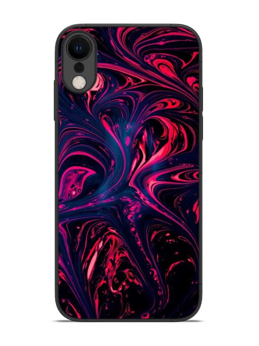 Abstract Background Glossy Metal Phone Cover for Apple Iphone Xr Zapvi