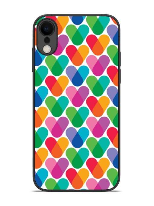 Overlapping Colors Colorful Glossy Metal TPU Phone Cover for Apple Iphone Xr Zapvi