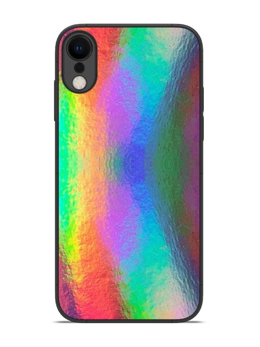 Colorful Holographic Background Glossy Metal TPU Phone Cover for Apple Iphone Xr Zapvi