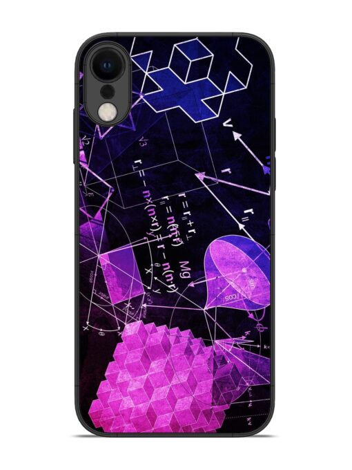 Math Physics Formula Art Glossy Metal Phone Cover for Apple Iphone Xr Zapvi