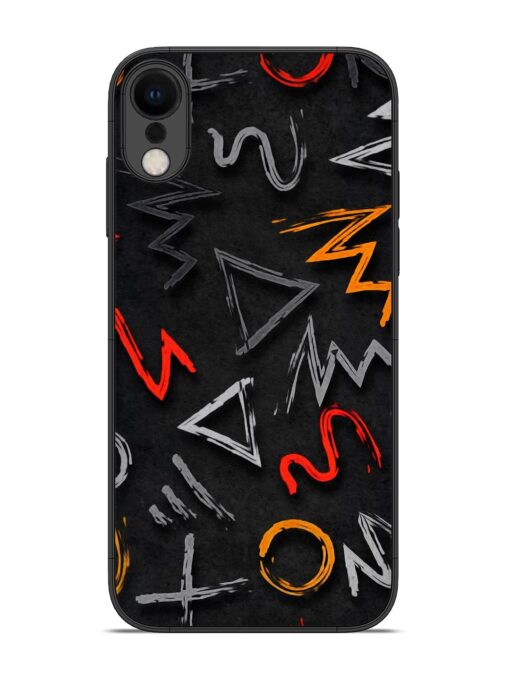 Grungy Graffiti Glossy Metal Phone Cover for Apple Iphone Xr Zapvi