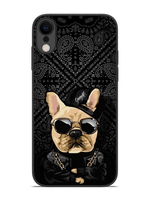 Gangsta Cool Sunmetales Dog Glossy Metal Phone Cover for Apple Iphone Xr Zapvi