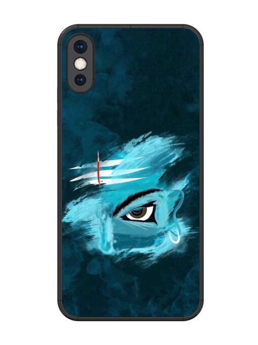 Lord Shiva Glossy Metal Phone Cover for Apple Iphone Xs Max Zapvi