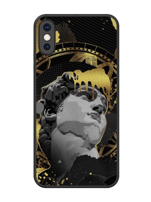 Roman Face Glossy Metal Phone Cover for Apple Iphone Xs Max Zapvi