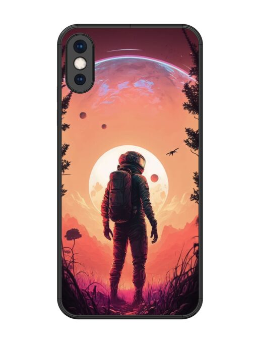 Red Sky At Morning Glossy Metal Phone Cover for Apple Iphone Xs Max Zapvi